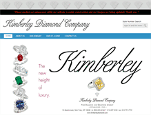 Tablet Screenshot of kimberleydiamond.com
